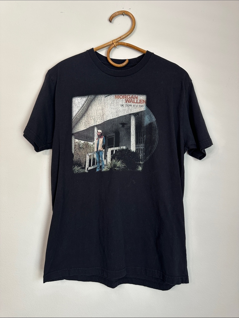 Morgan Wallen Concert Black Graphic Short Sleeve Tee